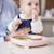 Assiette à ventouse avec compartiments amovibles Beige+Bleu+Rose+Vert de gris 14 - vertbaudet enfant 