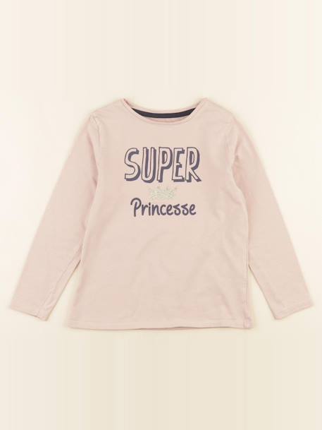 Tee-shirt - 6 ans Rose 1 - vertbaudet enfant 