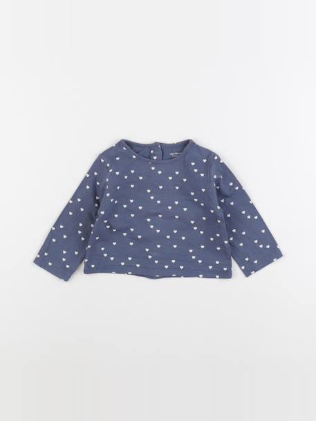 Tee-shirt - 6 mois Bleu 1 - vertbaudet enfant 