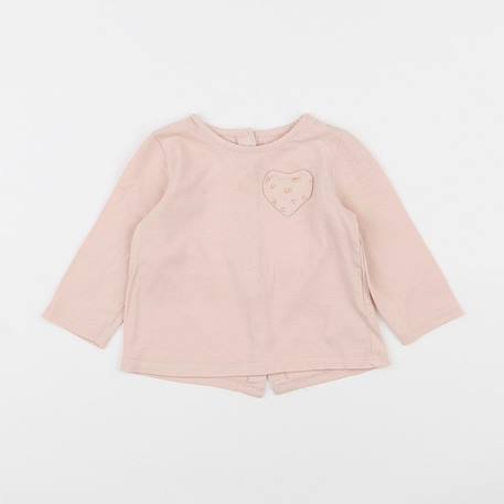 Tee-shirt - 9 mois Rose 1 - vertbaudet enfant 