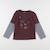 Tee-shirt - 8 ans Gris, rouge 1 - vertbaudet enfant 