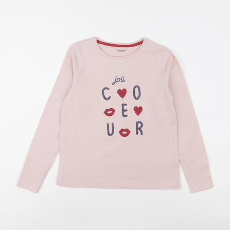 Tee-shirt - 10 ans Rose 1 - vertbaudet enfant 