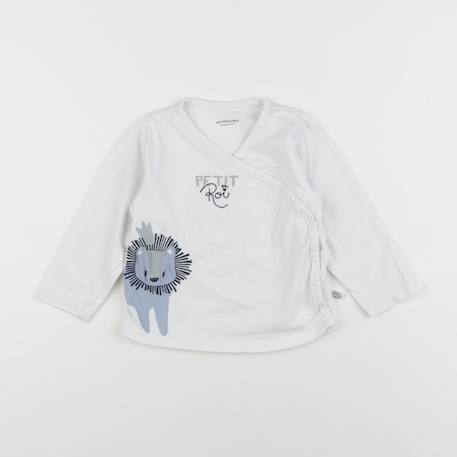 Tee-shirt - 18 mois Blanc 1 - vertbaudet enfant 