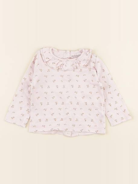 Tee-shirt - 9 mois Rose 1 - vertbaudet enfant 
