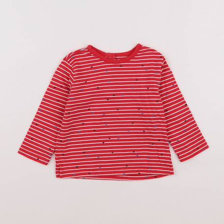 Tee-shirt - 12 mois Rouge 1 - vertbaudet enfant 