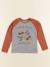 Tee-shirt - 10 ans Gris, marron 1 - vertbaudet enfant 