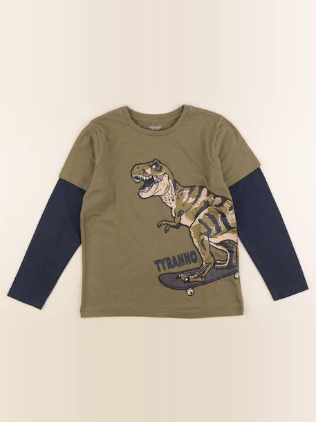 Tee-shirt - 10 ans Bleu, vert 1 - vertbaudet enfant 