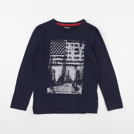 Tee-shirt - 8 ans Bleu 1 - vertbaudet enfant 