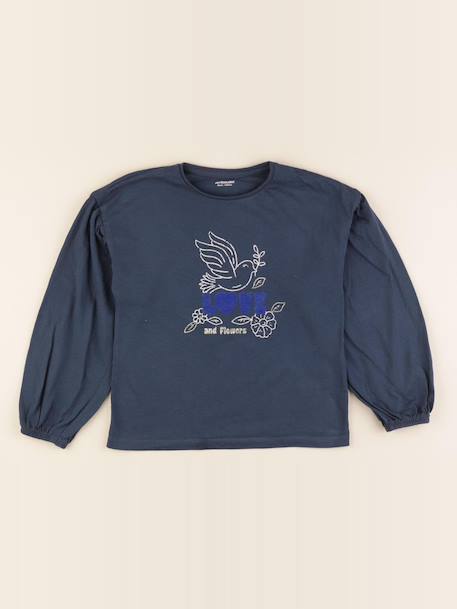 Tee-shirt - 8 ans Bleu 1 - vertbaudet enfant 