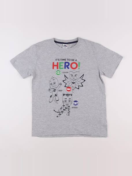 Tee-shirt - 12 ans Gris 1 - vertbaudet enfant 