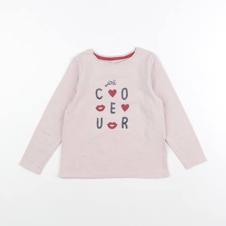 Tee-shirt - 6 ans Rose 1 - vertbaudet enfant 