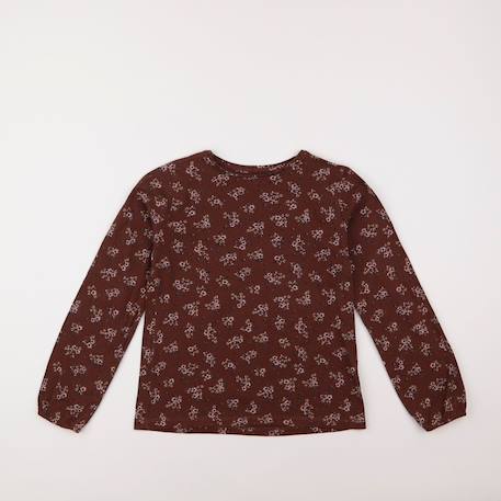 Tee-shirt - 8 ans Marron 1 - vertbaudet enfant 