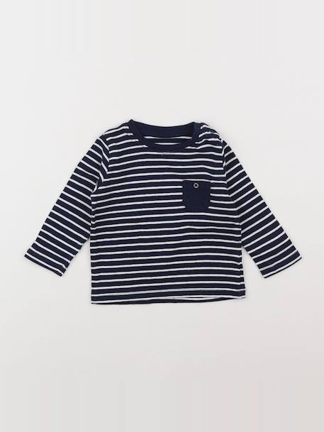 Tee-shirt - 6 mois Bleu 1 - vertbaudet enfant 