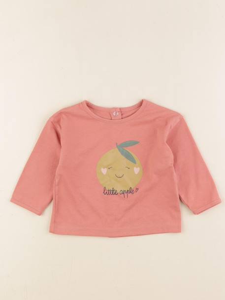 Tee-shirt - 6 mois Rose 1 - vertbaudet enfant 