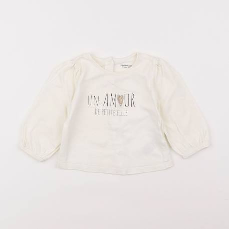 Tee-shirt - 9 mois Beige 1 - vertbaudet enfant 