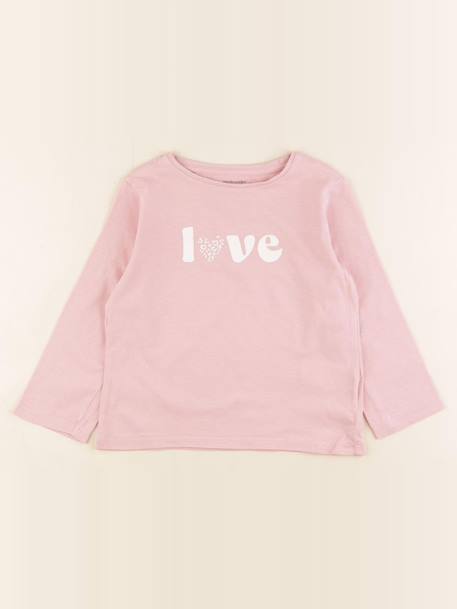 Tee-shirt - 5 ans Rose 1 - vertbaudet enfant 