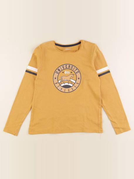 Tee-shirt - 8 ans Jaune 1 - vertbaudet enfant 