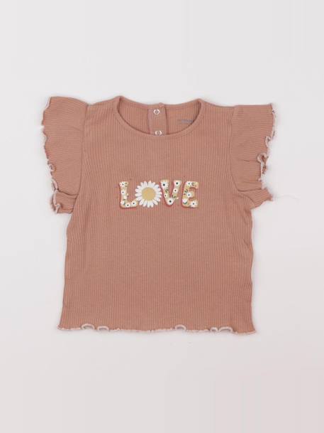 Tee-shirt - 24 mois Rose 1 - vertbaudet enfant 