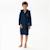 Peignoir enfant brodé 100% coton, psg vainqueurs Bleu 1 - vertbaudet enfant 