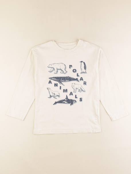 Tee-shirt - 10 ans Beige 1 - vertbaudet enfant 