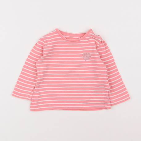 Tee-shirt - 6 mois Rose 1 - vertbaudet enfant 