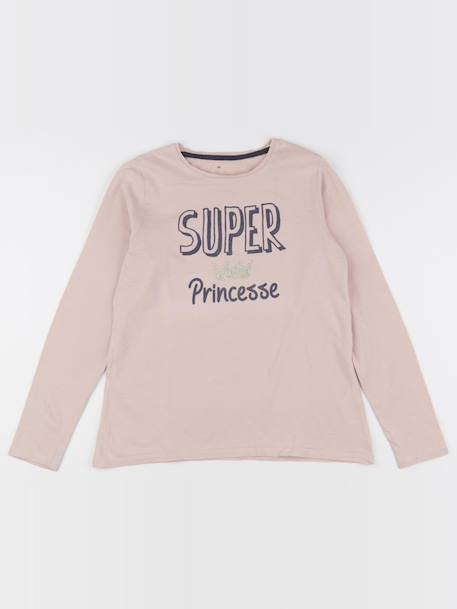 Tee-shirt - 12 ans Rose 1 - vertbaudet enfant 