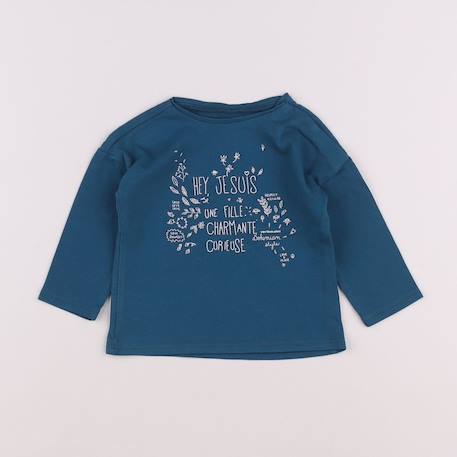 Tee-shirt - 6 mois Bleu 1 - vertbaudet enfant 