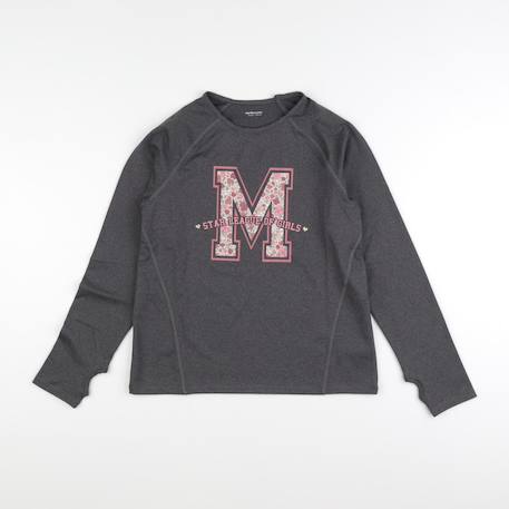 Tee-shirt - 12 ans Gris 1 - vertbaudet enfant 