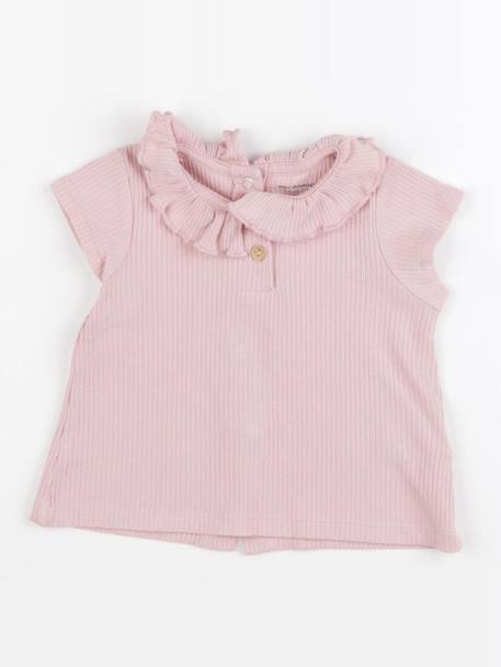 Tee-shirt - 9 mois Rose 1 - vertbaudet enfant 