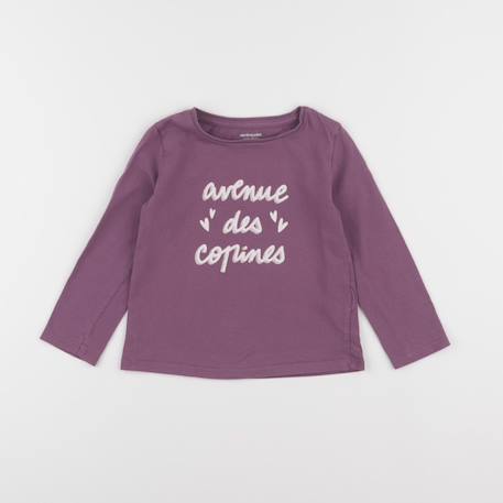 Tee-shirt - 3 ans Violet 1 - vertbaudet enfant 