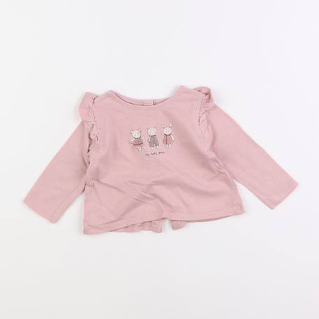Tee-shirt - 6 mois Rose 1 - vertbaudet enfant 