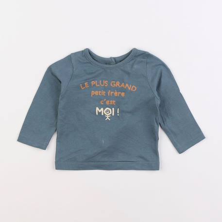 Tee-shirt - 3 mois Vert 1 - vertbaudet enfant 