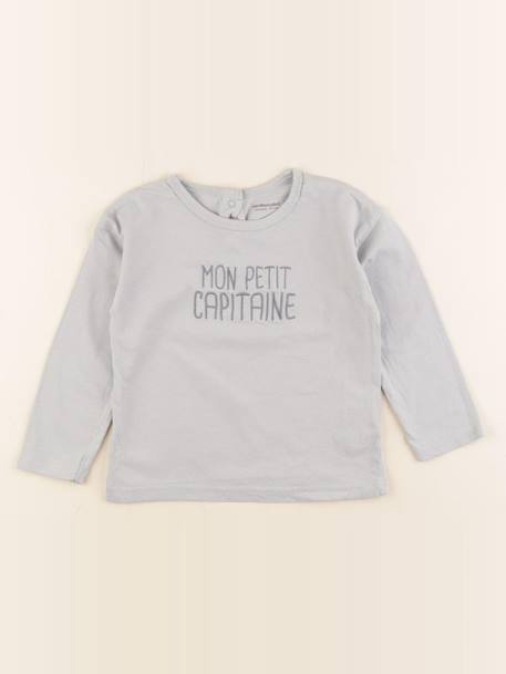 Tee-shirt - 36 mois Bleu 1 - vertbaudet enfant 
