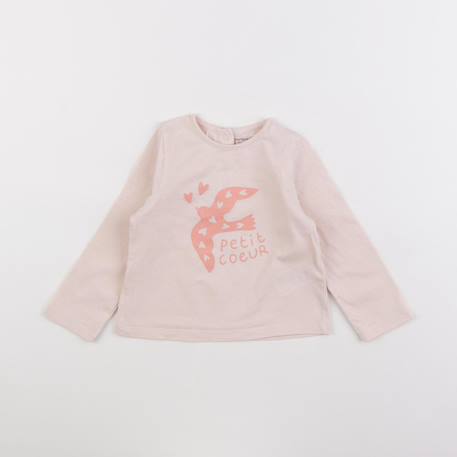 Tee-shirt - 18 mois Rose 1 - vertbaudet enfant 