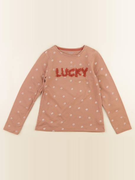 Tee-shirt - 8 ans Marron 1 - vertbaudet enfant 