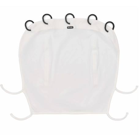 Pare-soleil universel poussette et siège auto uv upf50+ Écru+Gris 1 - vertbaudet enfant 
