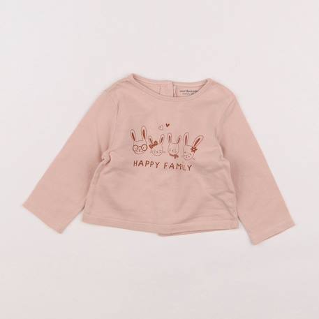 Tee-shirt - 3 mois Rose 1 - vertbaudet enfant 