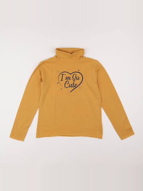 Tee-shirt - 12 ans Jaune 1 - vertbaudet enfant 