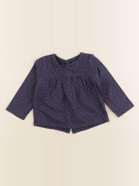 Tee-shirt - 6 mois Bleu 1 - vertbaudet enfant 