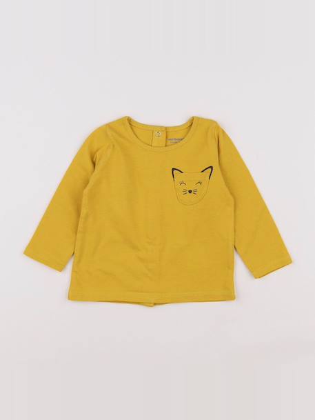 Tee-shirt - 6 mois Jaune 1 - vertbaudet enfant 