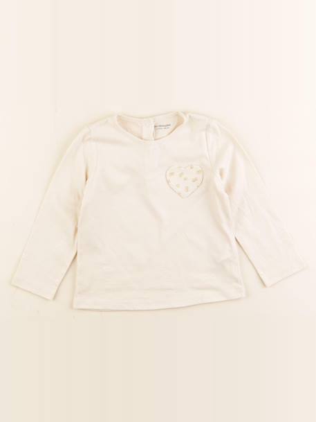 Tee-shirt - 24 mois Beige 1 - vertbaudet enfant 