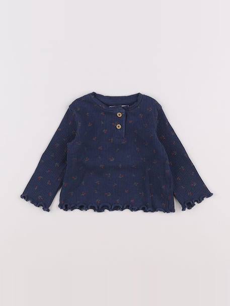 Tee-shirt - 6 mois Bleu 1 - vertbaudet enfant 