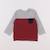 Tee-shirt - 6 mois Gris, rouge 1 - vertbaudet enfant 