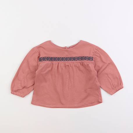 Tee-shirt - 12 mois Rose 1 - vertbaudet enfant 