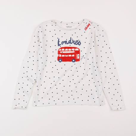 Tee-shirt - 8 ans Blanc 1 - vertbaudet enfant 