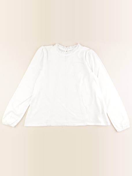 Tee-shirt - 10 ans Blanc 1 - vertbaudet enfant 