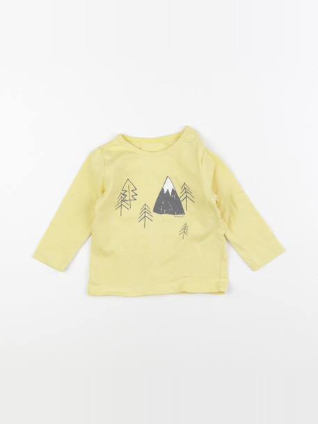 Tee-shirt - 6 mois Jaune 1 - vertbaudet enfant 