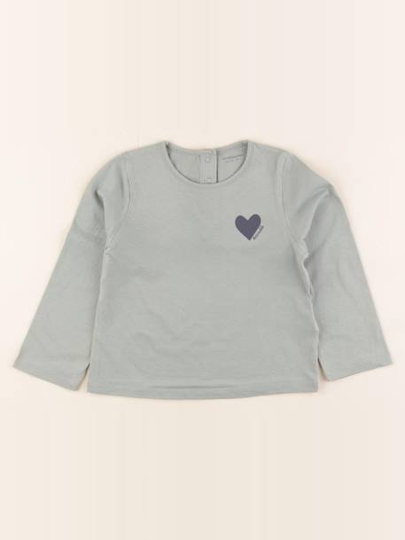 Tee-shirt - 24 mois Vert 1 - vertbaudet enfant 