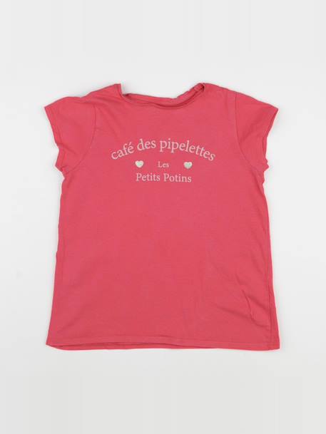 Tee-shirt - 12 ans Rose 1 - vertbaudet enfant 