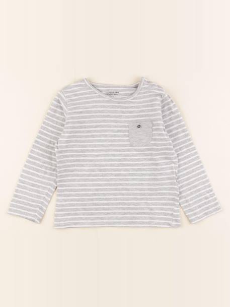Tee-shirt - 24 mois Gris 1 - vertbaudet enfant 